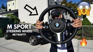 M SPORT STEERING WHEEL RETROFIT! (BMW F30)