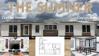 THE SUMNER | CAVALIER HOMES |CLAYTON BUILT | MANUFACTURED & MOBILE HOME TOUR