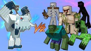 Frostmaw Vs. Mutant Monsters in Minecraft