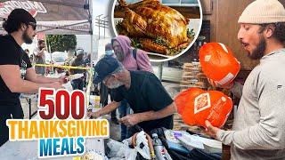 Cooking 500 Thanksgiving Meals For The Homeless!