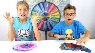 No Bowl, No Spoon Slime Challenge!!!