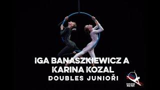 Czech Aerial Hoop Art 2024 - Iga Banaszkiewicz a Karina Kozal, DOUBLES JUNIOŘI