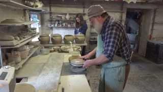 SIMON LEACH POTTERY TV - A visit to brother John's Muchelney Pottery, England - July 2013