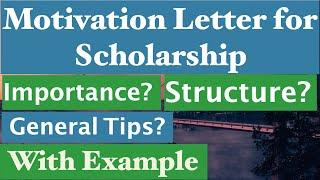 How to write Motivation Letter for Scholarship [Study Abroad 2021]