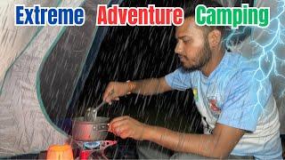 Extreme Adventure Camping In Rainforest ️। Camping In India । Bora the camper