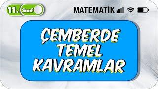 Çemberde Temel Kavramlar  | 11. Sınıf Matematik #2023