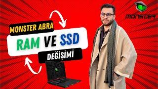 Monster Notebook'larda RAM ve SSD Yükseltme Nasıl Yapılır? #monster