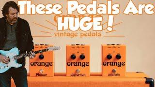 NEW! Orange Vintage Pedals - Sustain - Distortion - Phaser [Tasty Vintage Tones!]