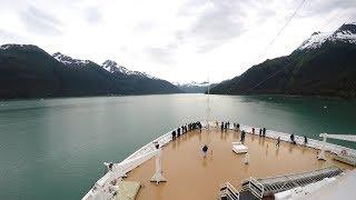 Endicott Arm Fjord & Dawes Glacier Alaska Tour via Cruise Ship (4K)