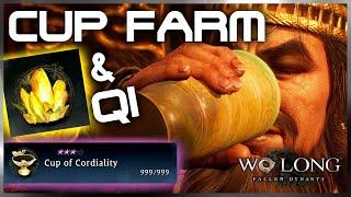 Wo long | 3 BEST Cups of Cordiality Farms | Get Armor Sets FAST and EARLY | DLC Prep XP Farm