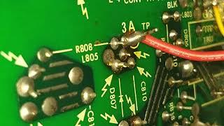 Repair of a 1970s Sony Trinitron kv-1942r color tv. Part 4/? - Horizontal output board / width issue