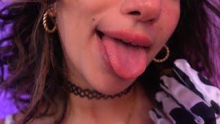 ASMR COW LENS LICKS  (up close and gentle face tracing)