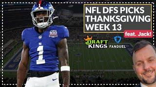 NFL DFS Picks for Thanksgiving! Week 13 Thursday: FanDuel & DraftKings Lineup Advice (& Showdown!)