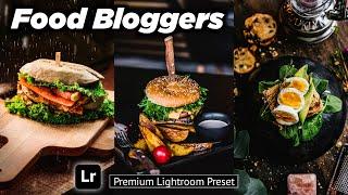 Food Bloggers - Lightroom Presets DNG and XMP Free Download | Lightroom Tutorial | Mobile Presets