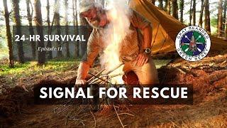 How to Get Seen and Get Rescued in an Emergency (24 Hour Survival Ch. 11) | Gray Bearded Green Beret