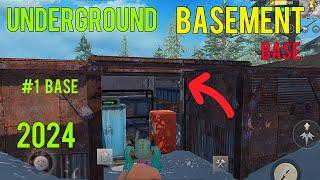 Underground basement base 2x2 design || solo - duo base design || last island of survival gameplay