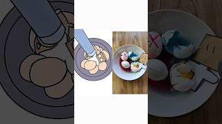 Mahsa learns how to make omelette?! #shorts #omelette #egg