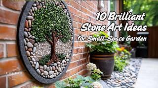 10 Brilliant Stone Art Ideas to Make Your Small-Space Garden Stand Out!