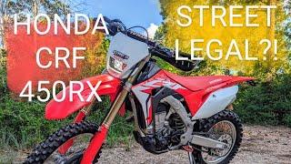 HONDA CRF450RX STREET LEGAL?