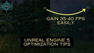 Unreal Engine 5 - Simple Tricks to Increase Framerate #ue5 #gamedev #unrealengine #unrealengine5