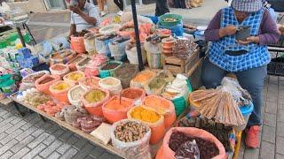 Plaza de Ponchos Market in Otavalo Ecuador is Huge!