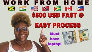 Make $500 USD Doing This! QUICK AND EASY APPLICATION