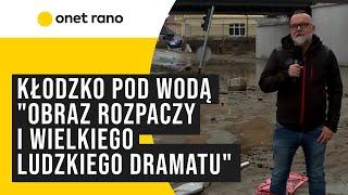 Kłodzko pod wodą. "Obraz rozpaczy i wielkiego ludzkiego dramatu. Krajobraz jak na wojnie"