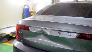 Dented VOLVO Car Repair Process. Korean Car Restoration Master.