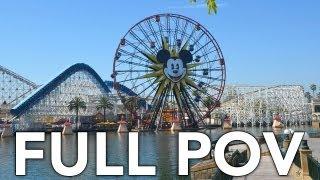 POV of Mickey's Fun Wheel at Disney California Adventure