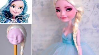 ELSA  repainting Farrah Goodfairy Ever After High doll  FROZEN