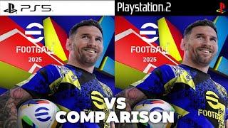 eFootball 2025 PS5 Vs PS2