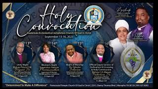 Pentecostal Temple Church Of God In Christ -Holy Convocation - Wednesday Night  September 13, 2023