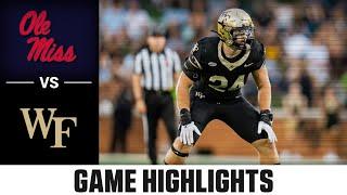 Ole Miss vs. Wake Forest Game Highlights | 2024 ACC Football