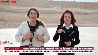 Bülten - Akademix Tv Haber Bültenleri Artık İşaret Dili Destekli!