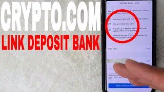   How To Link Deposit Bank Account To Crypto.com 