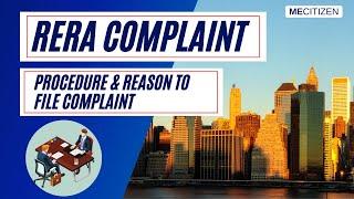 How to file a RERA Complaint? | What is procedure| Reason to file a complaint