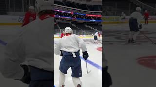 chucky takes the ice in edmonton for the SCF #nhl