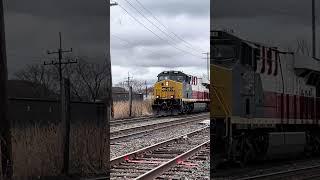 CSX 1852 Western Maryland, CSX 1827 Baltimore & Ohio in Cleveland, OH