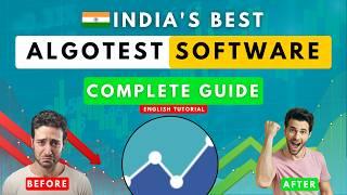 How to use @AlgoTest ?  India's Best Algo Trading Software !