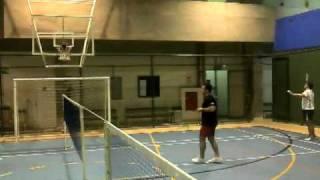 BADMINTON - JOGO HISTORICO GUILHERME PARDO / EUCLIDES FREITAS VS LEANDRO SANTOS / PAULO SCALA