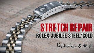 Rolex Jubilee Bracelet Stretchrepair - Vintwatches for Red Dead Restoration - ASMR