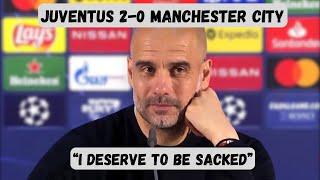 Pep Guardiola Post Match Interview - Juventus 2-0 Manchester City