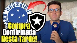 CHORA BOTAFOGO! MATTOS FECHA COM CRAQUE DO FOGÃO! | CRUZEIRO ULTIMAS NOTICIAS