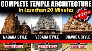 Temple Architecture | Nagara Style | Dravida or Southern Style | Art & Culture | OnlyIAS