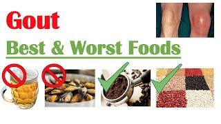 Best & Worst Foods to Eat with Gout | Reduce Risk of Gout Attacks and Hyperuricemia