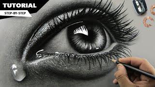 How to Draw Hyper Realistic Eyes | Step by Step