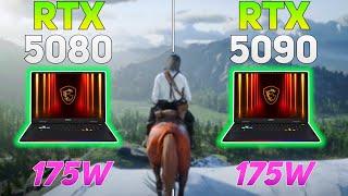 RTX 5080 vs RTX 5090 Laptop | Gaming Benchmark - Test in 9 Games |