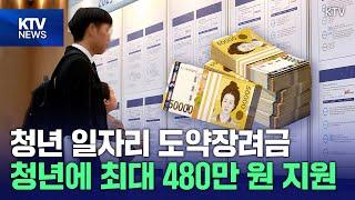 '일자리 도약장려금' 확대…청년에 최대480만 원 지원