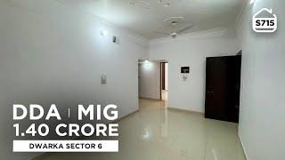 2 BHK DDA MIG Flat for sale in Dwarka Sector 6 | BRS SHOW S715