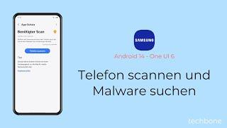 Telefon scannen und Malware suchen - Samsung [Android 14 - One UI 6]